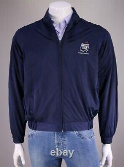 Augusta National Golf Club ANGC Vintage Navy Blue Nylon Jacket +Hanger Men's S