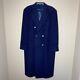 Burberrys Coat Size 44r Navy Blue Mens Cashmere Vintage