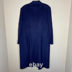 Burberrys coat size 44r navy blue mens cashmere vintage