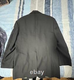 Christian Dior Monsieur Blazer Suit Jacket Coat Mens Navy Pinstripe Vintage
