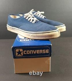 Converse Vintage USA Made 1-7616 Naut 1 Men's Size 10 Navy Ox Deck Shoes WithBox