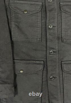 Filson Vintage Wash Moleskin Work Coat 20264378 Navy Dark Pocket Jacket CC Soft