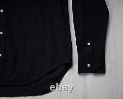 Gitman Vintage $200 NWT Navy Blue Classic Flannel Shirt Button Down Collar XL