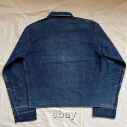 Kroesen 40s Vtg Pullover Denim Shirt 3 Pocket Half Zip Men's Tops US Navy