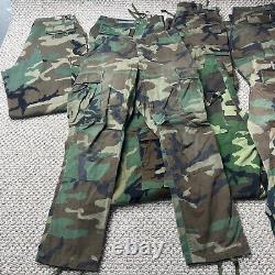 Lot of 12 Vintage Camo Cargo Pants Mens Small Medium Military Trousers BDU