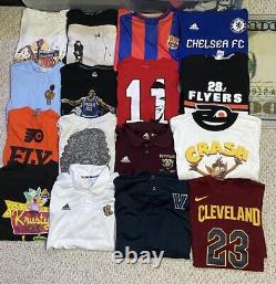 Massive (50+ Pieces) Men's Clothing Resell Lot- Y2K, Vintage, Sports, Music Ect