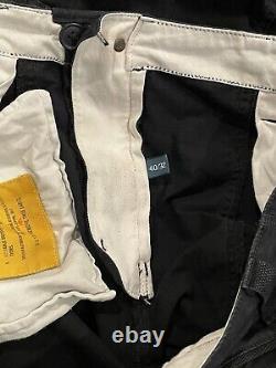 Mens Vintage Y2K Polo Ralph Lauren Cargo Military Pants Slim Fit Black 40x32