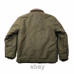 NON STOCK N1 Deck Jacket Vintage Mens Navy USN Military Flight Fleece Coat Parka