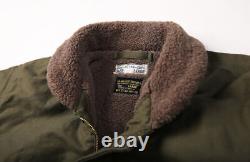 NON STOCK N1 Deck Jacket Vintage Mens Navy USN Military Flight Fleece Coat Parka