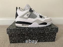 Nike Air Jordan 4 Retro Military Black White DH6927-111 Men's Size 10.5