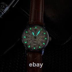 Pobeda Watch Mechanical Aviator Soviet Russian USSR Men Military Rare Vintage 20