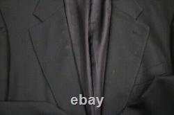 RARE Vintage Ermenegildo Zegna 42S Short 100% Wool Navy Blue Blazer Gold Buttons