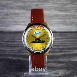 Raketa 24 Hours Soviet Wristwatch NAVI Vintage Mens Watch Mechanical 2623 Watch