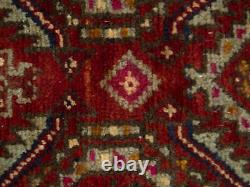 Semi Antique Tribal Floral Design 4X9 Oriental Runner Rug Hallway Foyer Carpet