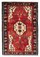 Traditional Vintage Hand-knotted Carpet 3'3 X 4'7 Wool Area Rug