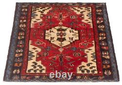 Traditional Vintage Hand-Knotted Carpet 3'3 x 4'7 Wool Area Rug