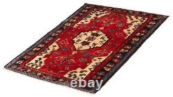 Traditional Vintage Hand-Knotted Carpet 3'3 x 4'7 Wool Area Rug