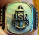 United States Navy Ring Size 10 Vintage Late 1960's