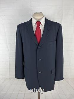 VINTAGE 346 Brooks Brothers Men's Navy Blue Solid Blazer 44R $1,080