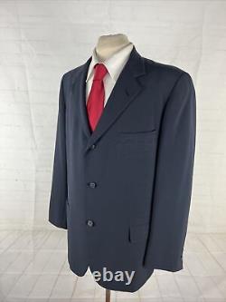 VINTAGE 346 Brooks Brothers Men's Navy Blue Solid Blazer 44R $1,080