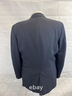 VINTAGE Brooks Brothers Men's Dark Navy Blue Suit 43L 32X33 $1,195