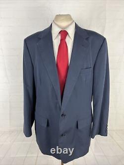 VINTAGE Brooks Brothers Men's Navy Blue Solid Blazer 46L $1,298