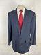 Vintage Brooks Brothers Men's Navy Blue Solid Blazer 46l $1,298