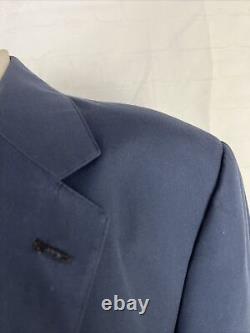 VINTAGE Brooks Brothers Men's Navy Blue Solid Blazer 46L $1,298