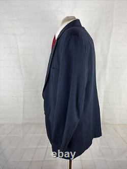 VINTAGE Brooks Brothers Men's Navy Blue Solid Blazer 46L $1,298