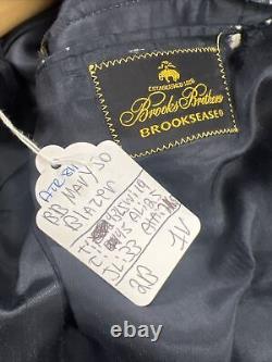VINTAGE Brooks Brothers Men's Navy Blue Wool Blazer 43L $895