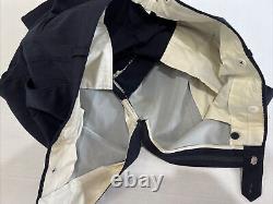 VINTAGE Burberry Men's Navy Blue Striped Wool Suit 40L 34X30 $2,895