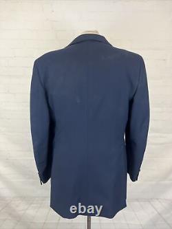 VINTAGE Givenchy Men's Navy Blue Solid Blazer 42R $1,195