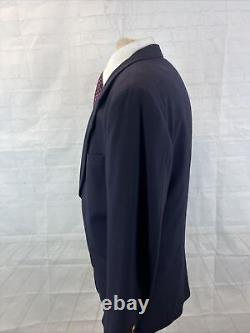 VINTAGE Givenchy Men's Navy Blue Solid Blazer 42R $1,495