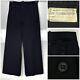 Vintage Naval Clothing Factory Pants Mens Black Wool Us Navy Sailor Sz 32x30 Euc