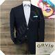 Vintage Orvis Mens Blazer Sport Coat Casual Jacket Size 44l Navy Wool Suit Usa