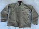 Vtg 40s Wwii Mens Size 40 Us Navy N-1 Alpaca Lined Stencil Deck Jacket Green Usa