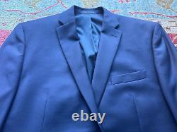 VTG Polo Ralph Lauren Men's Navy Blazer, Brass Buttons 44R 100% Wool USA Classic