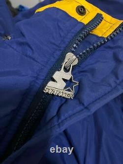 VTG Starter Navy Midshipman Naval Academy USNA Puffer Zip Insulated Jacket Sz L