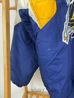 VTG Starter Navy Midshipman Naval Academy USNA Puffer Zip Insulated Jacket Sz L