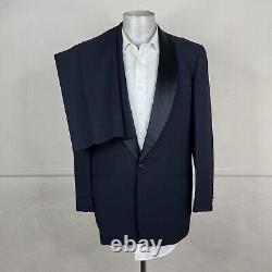 Vintage 1960s Campus Togs 2 Piece Tuxedo Suit Mens 40R 30x30 Navy Shawl Dinner