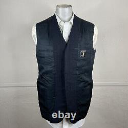 Vintage 1960s Rockham Hudson's 2 Piece Suit Mens 42R 34x29 Navy Soft Tweed