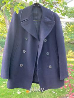 Vintage 1965 Navy Peacoat