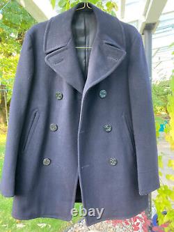 Vintage 1965 Navy Peacoat