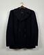 Vintage 1967 Us Navy Issued Mens Kersey Pea Coat Dale Fashions Wool 60s Era 40r