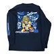 Vintage 2000 Dragon Ball Z T-shirt Long Sleeve Goku Group Mens L Navy Blue