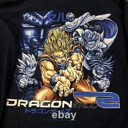 Vintage 2000 Dragon Ball Z t-shirt long sleeve Goku Group Mens L Navy blue