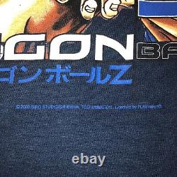 Vintage 2000 Dragon Ball Z t-shirt long sleeve Goku Group Mens L Navy blue