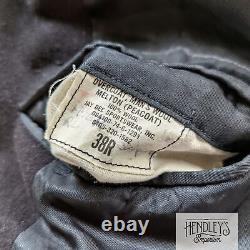 Vintage 74 Mens US Navy Peacoat 38R in Heavyweight Melton Wool Vietnam Era USA