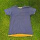 Vintage 80s Champion Reversible Two-toned Shirt S/m 18x27 Navy-blue Yellow Usa
