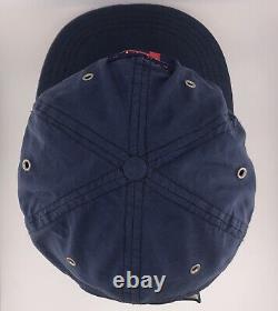 Vintage 90s 1996 Yacht Polo Sport Ralph Lauren Challenge 6 Panel Navy Hat 12 M